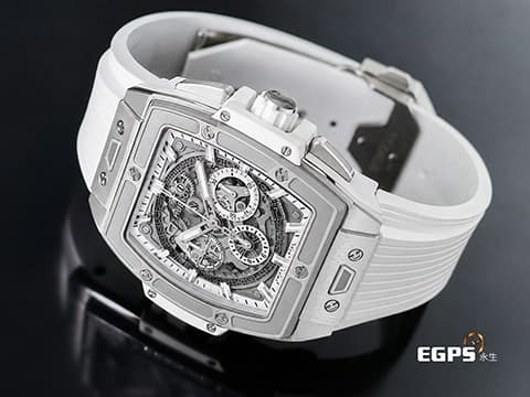 Hublot宇舶 SPIRIT OF BIG BANG 大爆炸 642.NE.2010.RW&nbsp;極致輕薄鈦金屬材質 鏤空面盤 鏤空日期窗數字環 全鈦金屬噴砂錶圈&nbsp;2026年電子保單&nbsp;自動上鍊 42mm