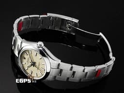 ROLEX 勞力士 Oyster Perpetual 31 經典 蠔式恆動型 277200 <font color="#f7ecb6">最新款 米色噴漆面盤</font>&nbsp;OP31 不鏽鋼 大三針&nbsp;<font color="#FF0000">2025年保卡 </font>自動上鍊 31mm