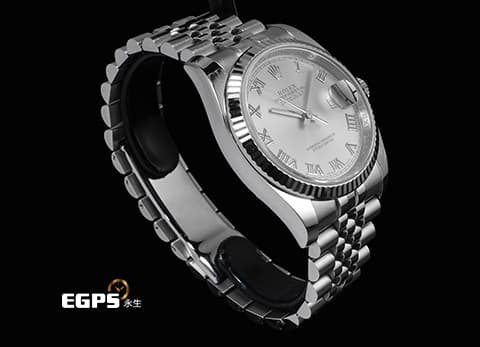 ROLEX 勞力士 DATEJUST 116234 蠔式 經典 不鏽鋼材質 銀色面盤 立體羅馬數字時標 台灣公司貨 錶友未使用蒐藏品 自動上鏈&nbsp;36mm