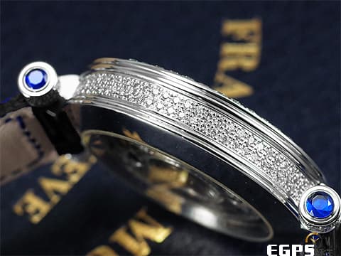 FRANCK MULLER  FM  法蘭穆勒 Double Mystery 神秘 DM42D2RCD 18K白金材質&nbsp;原鑲滿天星鑽石面盤、雙排鑽圈、鑽耳、鑽扣&nbsp;新錶訂價：2,630,000元&nbsp;自動上鍊 42mm