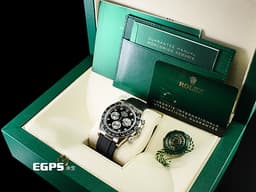 ROLEX 勞力士 Cosmograph Daytona 宇宙計時型 迪通拿 126519LN 計時碼表 <font color="#fa00fa">原廠鑽石時標 黑熊貓面盤</font>&nbsp;126519 LN 陶瓷外圈 18K白金材質&nbsp;<font color="#FF0000">新款4131型機芯 快調延展錶扣 2024年保卡</font>&nbsp;賽車錶 自動上鏈 40mm