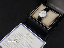 CHOPARD 蕭邦 Classique Homme 163154 <font color="#05f0f0">18K白金材質 白色面盤 超薄 羅馬數字時標</font>&nbsp;手動上鍊 33mm