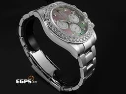 ROLEX 勞力士 Cosmograph Daytona 宇宙計時型 迪通拿 126579RBR 18K白金材質 <font color="#05f0f0">原廠鑲嵌36顆鑽石錶圈、8顆鑽石時標 鮮明對比黑、白兩色珍珠貝母面盤&nbsp;</font><font color="#FF0000">2026年保卡&nbsp;</font>賽車計時碼表&nbsp;自動上鏈 40mm