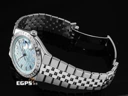 ROLEX 勞力士 Land-Dweller 127386 PT950 鉑金材質&nbsp;<font color="#fa00fa">最新系列 陸行者 勞力士數一數二的透背錶款</font><font color="#05f0f0"> 醇冰藍色蜂巢圖案錶面 原廠鑲嵌鑽石錶圈、梯形鑽石時標</font>&nbsp;<font color="#FF0000">2026年保卡 纖薄紀念型（Flat Jubilee）錶帶</font>&nbsp;自動上鍊 40mm