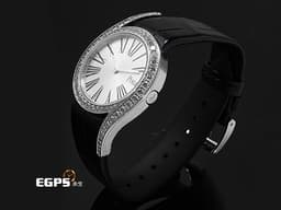 PIAGET 伯爵 Limelight Gala系列 G0A38160 18K白金材質 <font color="#05f0f0">鑲飾60顆圓形美鑽（約0.92克拉）錶圈</font> <font color="#ff0000">2025年保卡 新錶訂價：1,040,000元</font>&nbsp;石英機芯 32mm