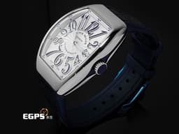 FRANCK MULLER 法蘭穆勒 Vanguard系列 V32 SC AT F0 酒桶型 不鏽鋼材質 <font color="#FFFFFF">白色雕紋面盤</font> <font color="#ff0000">2025年保卡 台灣公司貨 保有部分原廠膠膜</font> 自動上鍊 42x32mm