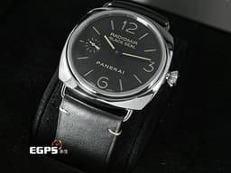 PANERAI 沛納海 Radiomir Black Seal PAM00183 黑豹 <font color="#95e684">經典三明治夜光面盤</font> 不鏽鋼 小秒針 復古 洋蔥頭錶冠 PAM183&nbsp;<font color="#FF0000">台灣公司貨</font>&nbsp;手上鍊 45mm