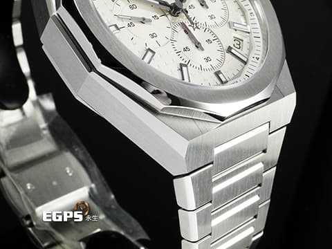 ZENITH 真力時 DEFY Skyline 碟飛 03.9500.3600/01.I001 不鏽鋼材質 銀白色旭日紋圖案面盤  2025年保卡 附原廠綠色橡膠錶帶  自動上鍊 42mm