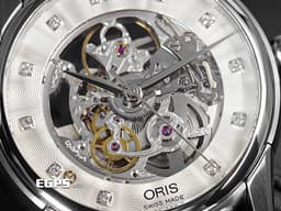ORIS 豪利時 Artelier Skeleton 藝術家 7670 鏤空面盤 <font color="#c4dce9">隱藏在錶面下機芯之美 原廠鑽石時標</font> 0173476704019 不鏽鋼 大三針&nbsp;<font color="#FF0000">2025年保卡</font> 自動上鍊 40.5mm