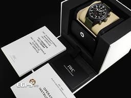 IWC 萬國 Pilot`s Chronograph 飛行員系列 IW389101 計時碼表 星期日期顯示<font color="#33CCFF">「Top Gun」海軍空戰部隊</font> 黑陶瓷錶殼 <font color="#FF0000">2021年保卡</font>&nbsp;自動上鏈 44.5 mm