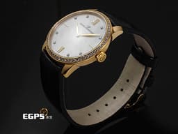 Girard-Perregaux 芝柏 GP錶 1966系列 49528D52A771-CK6A 18K玫瑰金材質&nbsp;<font color="#cadff0">原廠鑲嵌68顆鑽石錶圈（約0.58克拉）白色珍珠貝母面盤</font>&nbsp;&nbsp;<font color="#FF0000">2025年保單</font> 自動上鍊 30mm