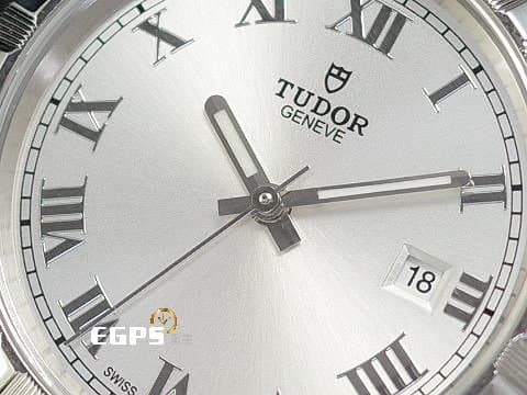 TUDOR 帝舵 Royal 皇家系列 28300-0001 銀色面盤 羅馬數字時標 不鏽鋼 大三針 經典坑紋外圈 2025年保單 自動上鍊&nbsp;28mm