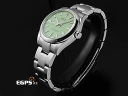 ROLEX 勞力士 Oyster Perpetual 31 經典 蠔式恆動型 277200 <font color="#ccffd6">2025年最新款 開心果綠色噴漆面盤</font>&nbsp;OP31 不鏽鋼 <font color="#FF0000">2025年保卡 保有大部分原廠膠膜</font>&nbsp;自動上鍊 31mm