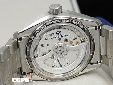 GRAND SEIKO 特級精工 精工 Evolution 9 系列 SLGB003G 銀藍色紋理面盤 宛如白雪覆蓋樹林 展現冰霜森林之美&nbsp;白鈦材質 Spring Drive&nbsp;U.F.A.機芯 年誤差±20秒&nbsp;三日鍊 動能顯示 大三針 最新可微調摺疊錶扣&nbsp;大谷翔平代言款&nbsp;2026年保單&nbsp;自動上鍊 37mm