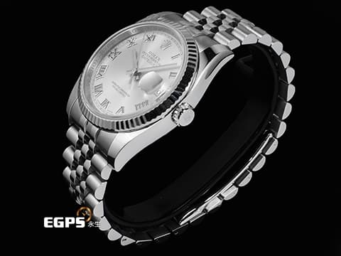 ROLEX 勞力士 DATEJUST 116234 蠔式 經典 不鏽鋼材質 銀色面盤 立體羅馬數字時標 台灣公司貨 錶友未使用蒐藏品 自動上鏈&nbsp;36mm