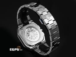 Bell &amp; Ross 柏萊士 Urban系列 BR-X5 ICE BLUE STEEL&nbsp;<font color="#70cce1">冰藍色面盤 動力儲存顯示</font>&nbsp;不鏽鋼材質&nbsp;<font color="#FF0000">2025年保卡</font>&nbsp;自動上鍊 41mm