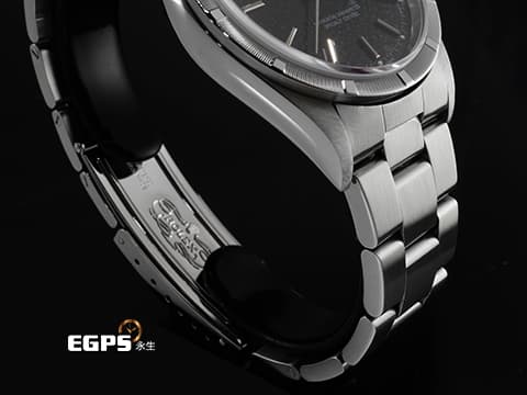 ROLEX 勞力士 Date 15210 蠔式 日誌型 不鏽鋼材質 獨一無二&nbsp;如雪花般自然氧化黑色面盤 已回勞力士原廠服務中心保養 延長保固至2026年 自動上鏈 35mm