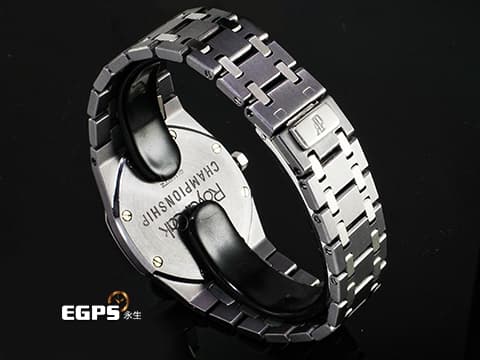 Audemars piguet 愛彼 AP錶 Royal Oak 皇家橡樹 56175TT  Royal Oak Championship 限量版 鉭金屬材質 翻寫藍色面盤 台灣公司貨  石英機芯 33mm