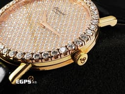CHOPARD 蕭邦 Classic 經典系列 163154 18K玫瑰金材質 <font color="#05f0f0">精鑲鑽石錶圈、漫天星面盤</font><font color="#FF0000">&nbsp;</font>手動上鍊 33.6mm