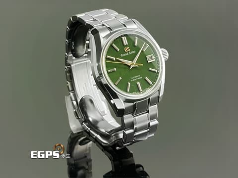 GRAND SEIKO 特級精工 GS精工 Heritage Collection 系列 SBGH351 不鏽鋼材質 立夏「Rikka」深綠色紋理面盤描繪初夏時節 草原被清爽微風吹拂的景象&nbsp;2026年保卡&nbsp;自動上鍊 40mm