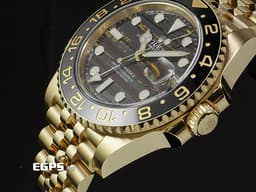 ROLEX 勞力士 GMT-Master II 蠔式 格林威治型 126718 GRNR 兩地時間 <font color="#f5dea8">18K黃金材質</font>&nbsp;<font color="#9c9893">灰</font><font color="#4F4F4F">黑</font>雙色陶瓷錶圈 皮蛋圈 <font color="#05f0f0">2025年最新款 鐵虎眼石錶面</font>&nbsp;<font color="#FF0000">2025年保卡 紀念型（Jubilee）五銖錶帶</font> 自動上鍊 40mm