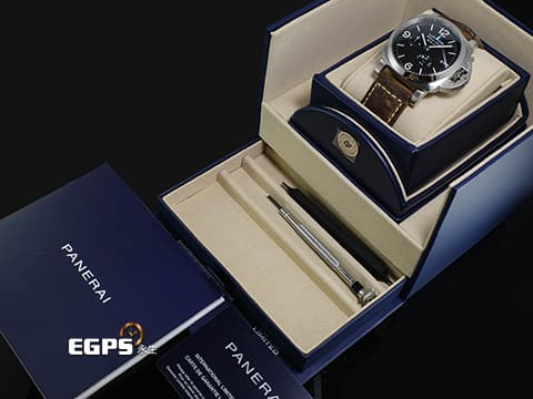 PANERAI 沛納海 LUMINOR 系列 BiTempo PAM1360 GMT PAM01360 藍色GMT、動力顯示指針箭頭 2024年保單  自動上鍊 44mm
