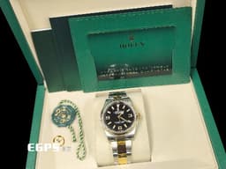 ROLEX 勞力士 EXPLORER 探險家 探一 124273 蠔式 半金款  <font color="#FF0000">  <font color="#FFFF37"> 最新款半金探一 </font> <font color="#ff0000">2025年保卡 </font>  </font> 勞力士3230型機芯 自動上鍊 36mm