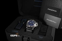 PANERAI 沛納海 Luminor Submersible 1950 PAM00692 <font color="#0d51bf">BMG-TECH 金屬玻璃材質 藍色面盤</font>&nbsp;PAM692 三日鍊 小秒針&nbsp;<font color="#ff0000">2020年台灣公司貨</font> 潛水錶 自動上鍊 47mm