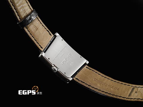 VACHERON CONSTANTIN 江詩丹頓 1972  系列 37510/000G 18K白金材質 銀色拉絲面盤 原廠鑲嵌鑽石錶圈 26 x 36.5mm