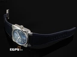 Bell &amp; Ross 柏萊士 &nbsp;BR-03 BLACK STEEL<font color="#ffffff" size="2">&nbsp;</font><span style="font-size: 10pt;">BR03A-BLU-ST/SCA 不鏽鋼材質 <font color="#0582f5">藍色放射紋面盤</font>&nbsp;</span><font color="#FF0000" style="font-size: 10pt;">2025年保卡 台灣公司貨</font><span style="font-size: 10pt;">&nbsp;自動上鍊 41mm</span>