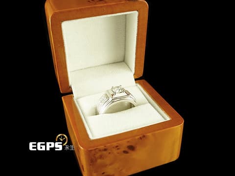 K金鑽戒 白K金 天然鑽石 鑽石戒指 白K金鑽戒 1.01CT