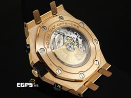 Audemars Piguet 愛彼 AP錶 Royal Oak Offshore 皇家橡樹離岸型 計時碼表 26470OR.00.A002CR.01 <font color="#ffecc2">18K玫瑰金材質 小金貓</font>&nbsp;<font color="#FF0000">2020年保單</font>&nbsp;自動上鍊 42mm
