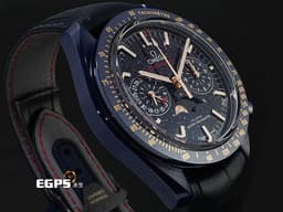 OMEGA 歐米茄 Speedmaster Moonphase 超霸 速霸 30493445203002<font color="#1d5caf">「月之藍面」Blue Side Of The Moon 藍色陶瓷 藍色琺瑯砂金石玻璃面盤</font>&nbsp;計時碼表 月相盈虧 <font color="#f7ba88">Sedna金指針、月相盤、計時圈刻度</font><font color="#05f0f0">&nbsp;</font>同軸擒縱&nbsp;<font color="#FF0000">2021年台灣公司貨</font>&nbsp;自動上鏈 44.25mm