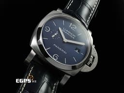 PANERAI 沛納海 Luminor Marina PAM3314 PAM03313 不鏽鋼材質 <font color="#05f0f0">藍色面盤 PAM快速裝卸系統™</font><span style="font-size: 10pt;">&nbsp;</span><font color="#FF0000" style="font-size: 10pt;">2026年保卡</font><span style="font-size: 10pt;">&nbsp;自動上鍊 44mm</span>