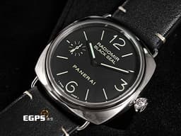 PANERAI 沛納海 Radiomir Black Seal PAM00183 黑豹 <font color="#95e684">經典三明治夜光面盤</font> 不鏽鋼 小秒針 復古 洋蔥頭錶冠 PAM183&nbsp;<font color="#FF0000">台灣公司貨</font>&nbsp;手上鍊 45mm