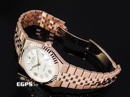 ROLEX 勞力士 Land-Dweller 127335 18K玫瑰金材質&nbsp;<font color="#05f0f0">最新系列 陸行者 勞力士數一數二的透背錶款 醇白色蜂巢圖案錶面</font>&nbsp;<font color="#fafa01">絲滑服貼的最新錶帶設計</font>&nbsp;<font color="#FF0000">2026年保卡 纖薄紀念型（Flat Jubilee）錶帶</font>&nbsp;自動上鍊 40mm