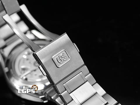 GRAND SEIKO 特級精工 GS 精工 Evolution 9系列 SLGA025G「阿寺溪藍」Spring Drive 五日鍊 動能顯示&nbsp;錶盤設計源自「阿寺川」為靈感，被譽為擁有翡翠般清澈碧綠的長野縣阿寺溪谷，錶盤上的紋理隨著入光角度的不同而發生變化，細緻地展現了河水的自然流動&nbsp;白鈦材質&nbsp;2024年台灣公司貨 自動上鍊 40mm