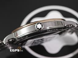 MONTBLANC 萬寶龍 &nbsp;Tradition 傳統系列 127776 鍍金不鏽鋼材質 <font color="#c0c0c0">灰色太陽紋放射面盤</font> <font color="#ff0000">2025年保卡</font> 自動上鍊 40mm