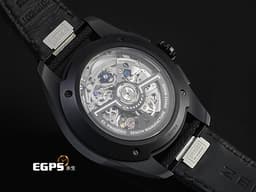 ZENITH 真力時 PILOT BIG DATE FLYBACK 飛行員 高振頻 49.4000.3652/21.I001 黑色陶瓷材質&nbsp;<font color="#05f0f0">黑色橫向雕紋飾面盤&nbsp;大日期窗 飛返 計時碼表</font> <font color="#ff0000">2026年保卡</font> 自動上鍊 42.5mm