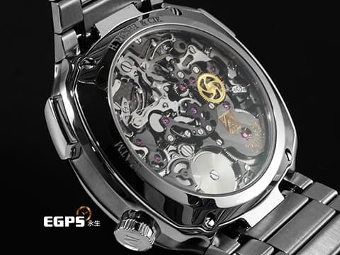 H.MOSER &amp; CIE 亨利慕時 STREAMLINER FLYBACK CHRONOGRAPH 疾速者系列 6907-1200 不鏽鋼鍊材質&nbsp;Funky Blue電光藍煙燻面盤 日內瓦鐘錶大賞最佳計時碼錶獎錶款 2024年保卡 台灣公司貨 新錶訂價：1,740,000元&nbsp;同軸飛返計時碼錶 自動上鍊 42.3mm
