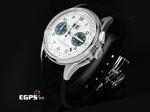 Carl F. Bucherer 寶齊萊 Heritage BiCompax Annual 傳承系列 00.10803.08.12.01 不鏽鋼材質&nbsp;年曆功能 大日期窗 銀白色熊貓面盤 2019年保卡 台灣公司貨 限量888支 自動上鍊 41mm