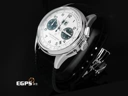 Carl F. Bucherer 寶齊萊 Heritage BiCompax Annual 傳承系列 00.10803.08.12.01 不鏽鋼材質&nbsp;<font color="#05f0f0">年曆功能 大日期窗 銀白色熊貓面盤</font> <font color="#FF0000">2019年保卡 台灣公司貨 限量888支</font> 自動上鍊 41mm