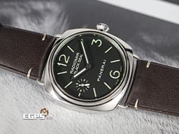 PANERAI 沛納海 Radiomir Black Seal PAM00183 黑豹&nbsp;<font color="#caf184">經典三明治夜光黑色面盤</font>&nbsp;PAM183 不鏽鋼 小秒針&nbsp;<font color="#ff0000">復古洋蔥頭錶冠 透明錶背&nbsp;</font><font color="#FF0000">台灣公司貨&nbsp;</font>手上鍊 45mm