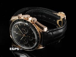 OMEGA 歐米茄 Speedmaster 超霸 登月錶 31063425001001 18K玫瑰金材質 同軸擒縱 <font color=#ffffff>陽極處理的鋁錶錶圈</font> <font color=#FF0000>2022年保卡</font> 手動上鏈 42mm