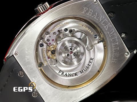 Franck Muller 法蘭穆勒 FM錶 Vanguard系列 Slim Vintage V41 酒紅色面盤&nbsp;V41SS6AT 酒桶型 小秒針 不鏽鋼 最新款 2025年保單 自動上鍊 41mm