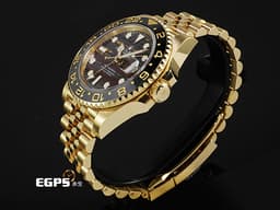 ROLEX 勞力士 GMT-Master II 蠔式 格林威治型 126718 GRNR 兩地時間 <font color="#f5dea8">18K黃金材質</font>&nbsp;<font color="#9c9893">灰</font><font color="#4F4F4F">黑</font>雙色陶瓷錶圈 皮蛋圈 <font color="#05f0f0">2025年最新款 鐵虎眼石錶面</font>&nbsp;<font color="#FF0000">2025年保卡 紀念型（Jubilee）五銖錶帶</font> 自動上鍊 40mm