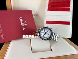 OMEGA 歐米茄 Speedmaster 超霸 速霸 Racing系列 32930445104001 <font color="#d9d9d9">白熊貓面盤</font> 計時碼表&nbsp;不鏽鋼 同軸擒縱 <font color="#FF0000">2021年台灣公司貨</font>&nbsp;賽車錶 自動上鍊 44.25mm