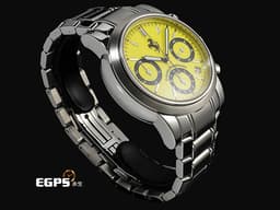 Girard-Perregaux 芝柏 GP Pour Ferrari 8020 不鏽鋼材質 <font color="#fafa01">法拉利LOGO黃色面盤</font>&nbsp;<font color="#FF0000">&nbsp;</font>自動上鍊 38mm