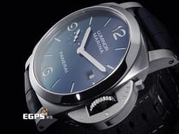 PANERAI 沛納海 Luminor Marina PAM3314 PAM03313 不鏽鋼材質 <font color="#05f0f0">藍色面盤 PAM快速裝卸系統™</font><span style="font-size: 10pt;">&nbsp;</span><font color="#FF0000" style="font-size: 10pt;">2026年保卡</font><span style="font-size: 10pt;">&nbsp;自動上鍊 44mm</span>