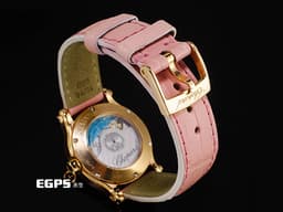 Chopard 蕭邦錶 Happy Sport 快樂鑽系列 HAPPY DIAMONDS 274893-5010 18K玫瑰金材質 <font color="#05f0f0">5顆跑鑽&nbsp;經典 原廠鑲嵌鑽石錶圈 珍珠貝母面盤 </font><font color="#ff0000">2026年保單 新錶訂價：930,000元</font>&nbsp;自動上鍊 30mm